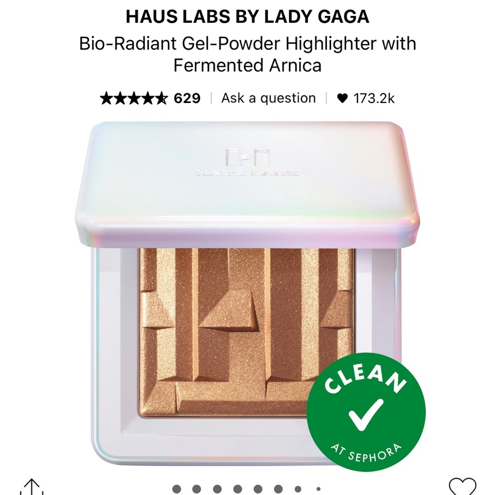 HAUS LABS Bio-Radiant Gel-Powder Highlighter in Golden Pyrite